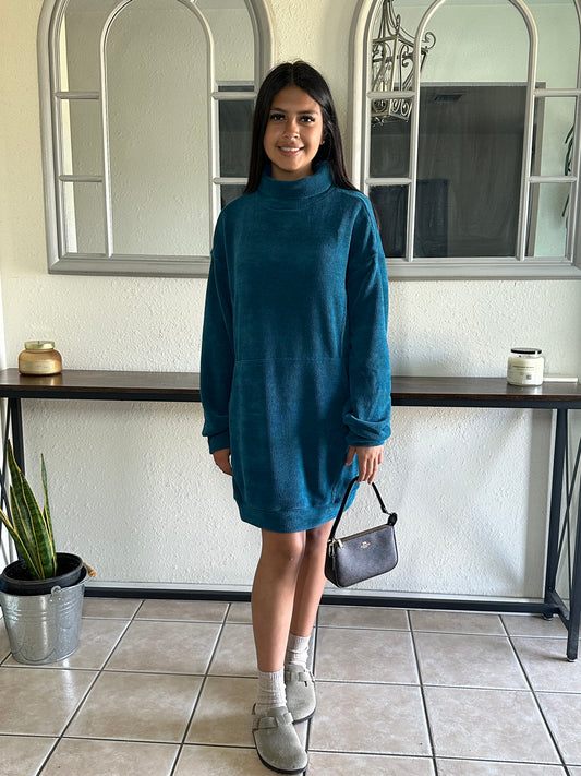 Lexi mini turtleneck sweater dress